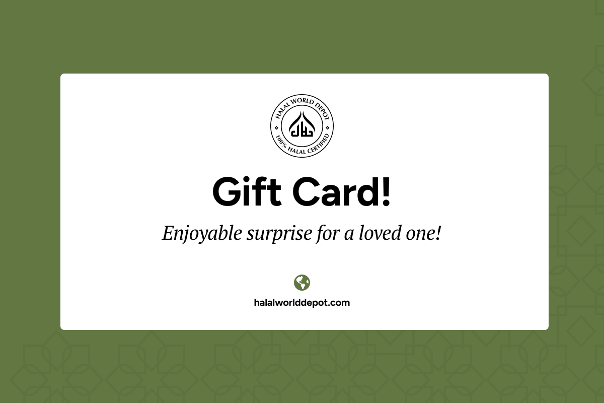 HalalWorldDepot Gift Card - The Perfect Gift for Every Occasion