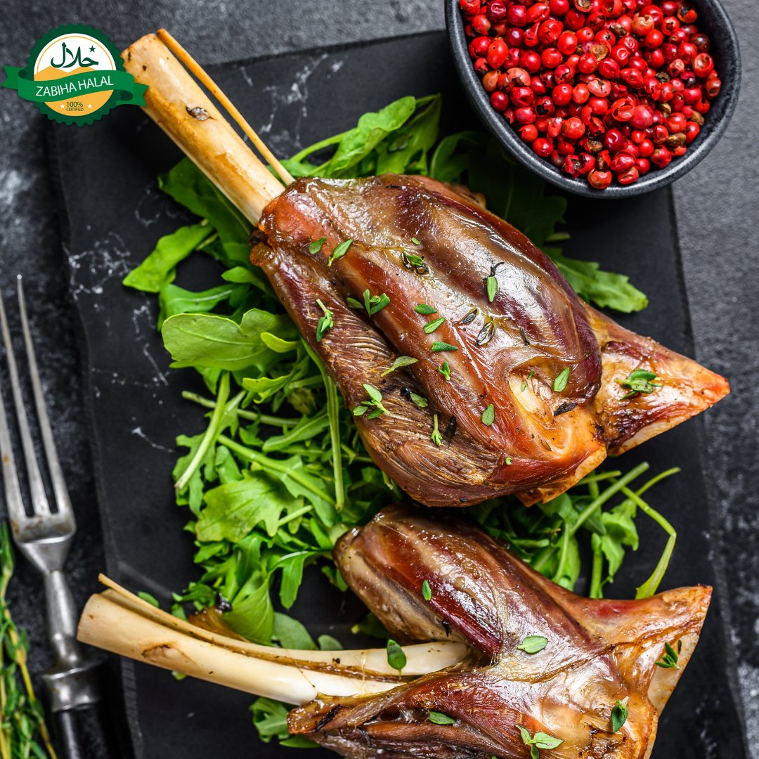 Halal Lamb Shank | Tender | Excellent For Slow Cooking | - HalalWorldDepot