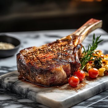 Halal Tomahawk Steak | Approx 24oz Thick | USDA Choice | High Quality | - HalalWorldDepot