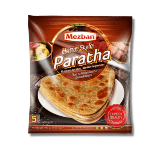 Mezban Home Style Paratha | 5 Pieces | Ready To Bake | Perfect For Any Meal | Delicious | - HalalWorldDepot