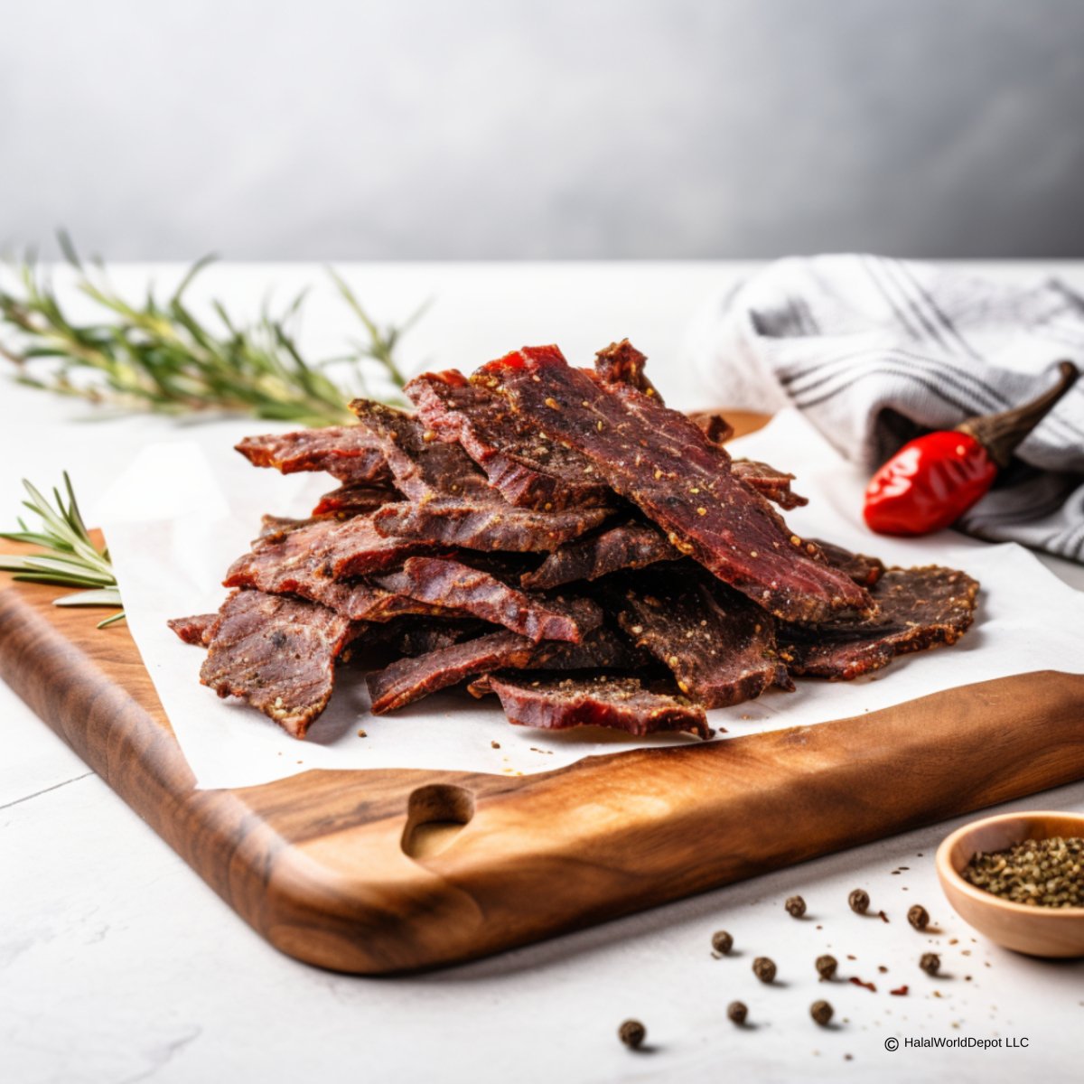 Sharifa Halal Black Pepper Beef Jerky - HalalWorldDepot